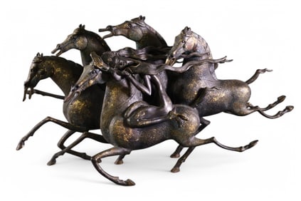 JIANG TIE-FENG HORSE SCULPTURE