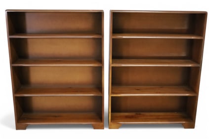 PAIR OF BOOKCASES