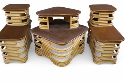 3 PIECE RATTAN LIVING ROOM SET
