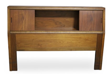 MID CENTURY BOOKCASE HEADBOARD
