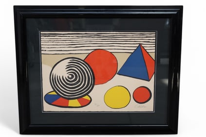 ALEXANDER CALDER FRAMED LITHOGRAPH