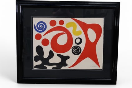 ALEXANDER CALDER PLANCTON LITHOGRAPH