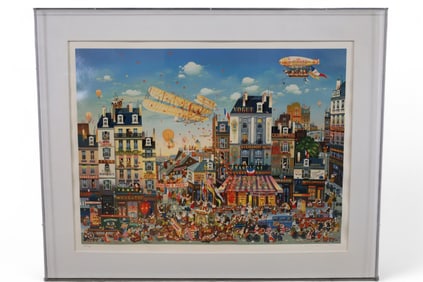HIRO YAMAGATA WRIGHT BROTHERS FRAMED PRINT