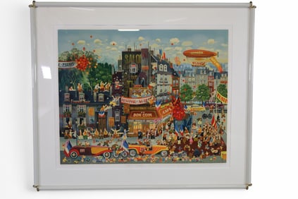 HIRO YAMAGATA FESTIVAL AUTO FRAMED PRINT