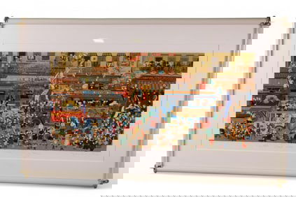 HIRO YAMAGATA NORMANDIES FRAMED PRINT