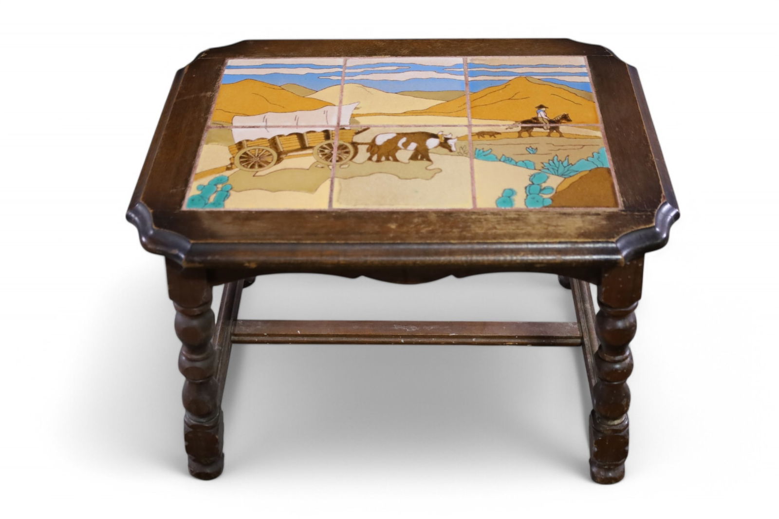 "TAYLOR TILE" TILE TOP SIDE TABLE (1 of 3)