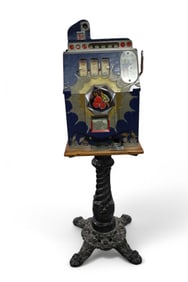 MILLS BURSTING CHERRY 5 CENT SLOT MACHINE