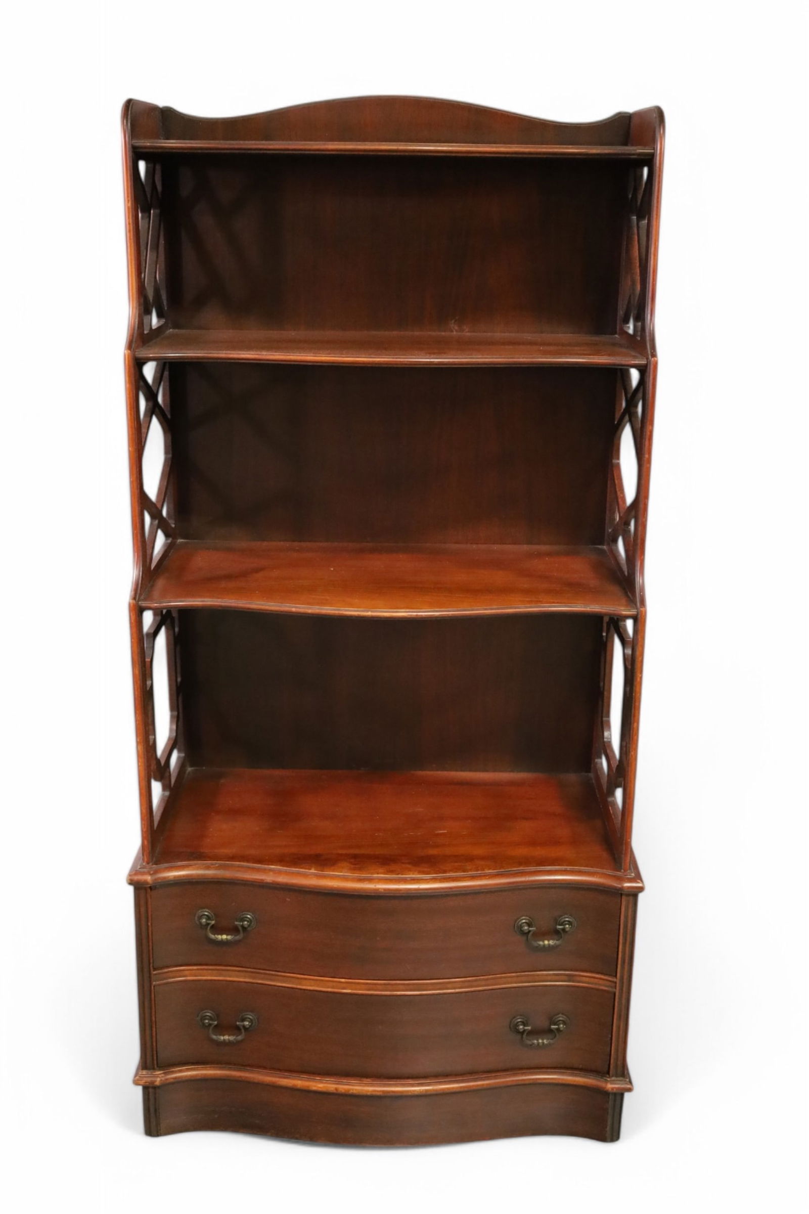 MAHOGANY BOOKSHELF (1 of 2)