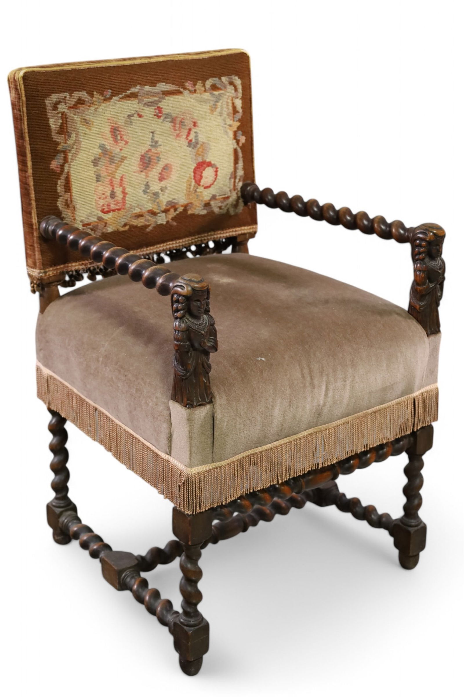 BARLEY TWIST PARLOR CHAIR (1 of 4)