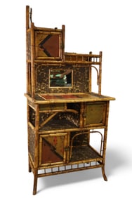 VICTORIAN BAMBOO ETAGERE