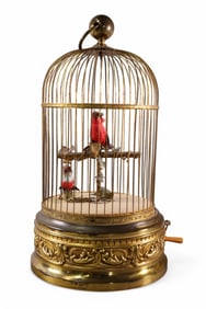 FRENCH MUSICAL BIRD CAGE
