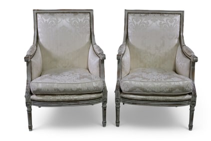 PAIR OF FRENCH PARLOR CHAIRS