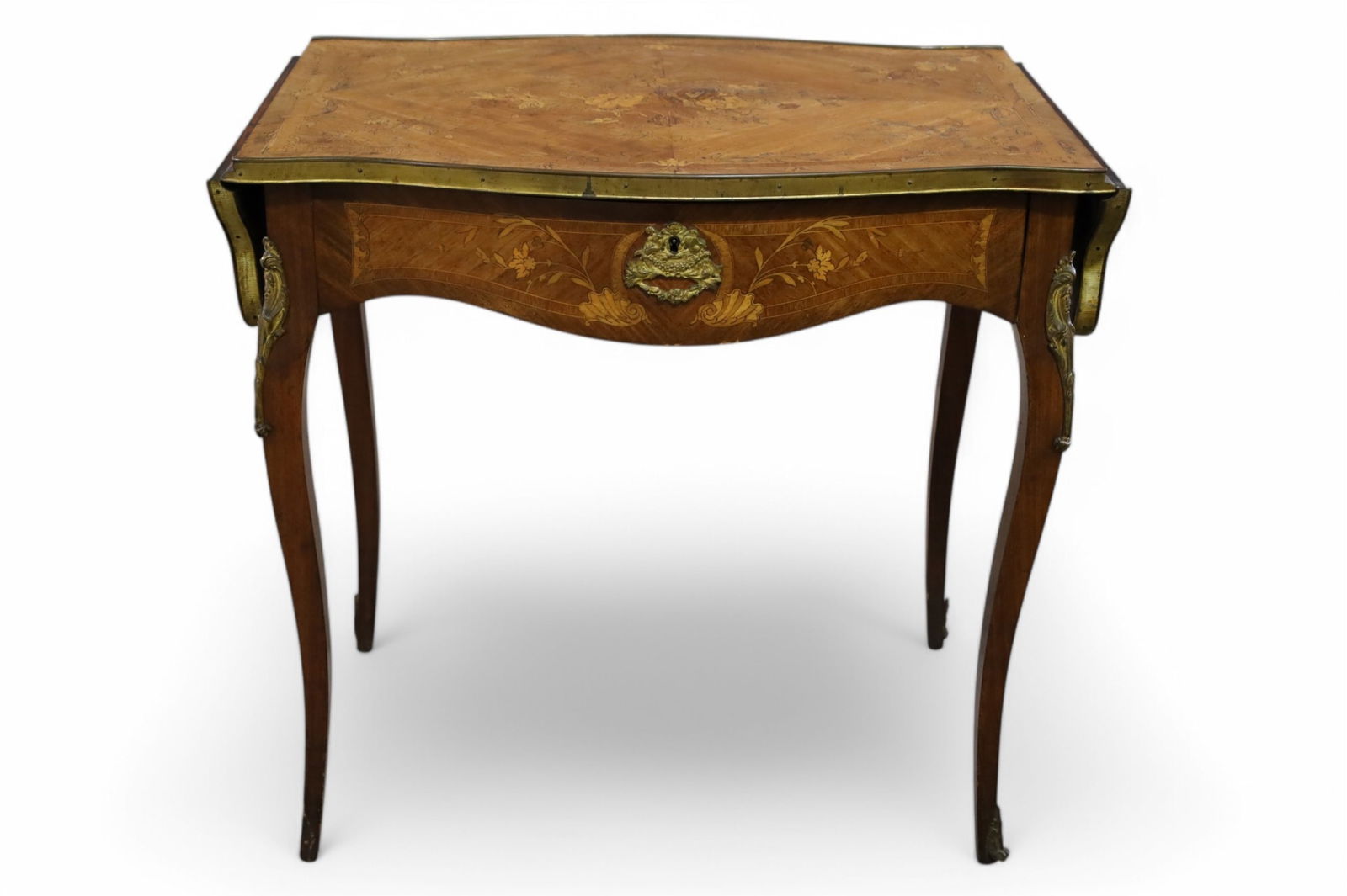 FRENCH INLAID SIDE TABLE (1 of 3)