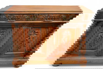 VICTORIAN OAK SERVER