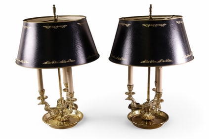 PAIR OF FRENCH TABLE LAMPS