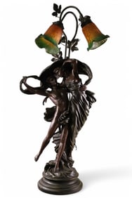 LARGE FIGURAL TABLE LAMP