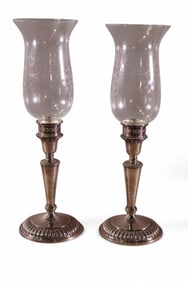 PAIR OF CANDLE LAMPS