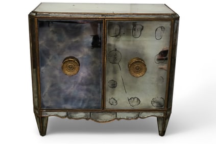 MIRRORED CONSOLE CABINET