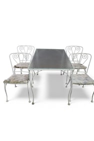 VINTAGE PATIO SET & 4 CHAIRS