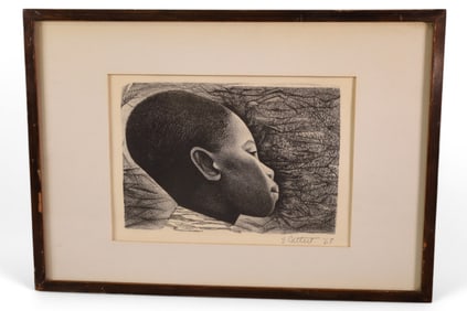ELIZABETH COTLETT LITHOGRAPH