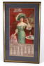 PEPSI COLA FRAMED ADVERTISING CALENDAR