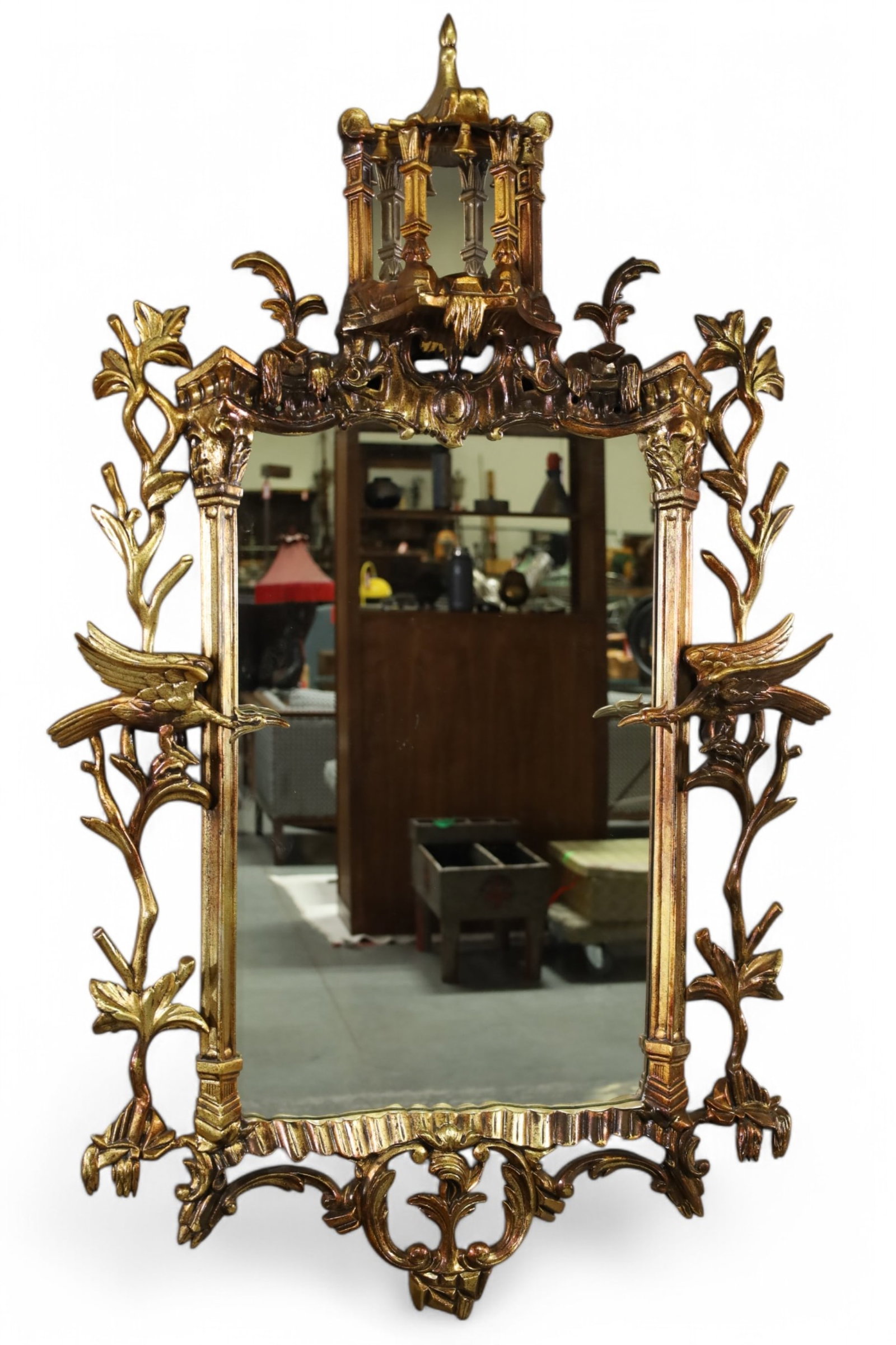 LARGE DECORATIVE WALL MIRROR (1 of 4)