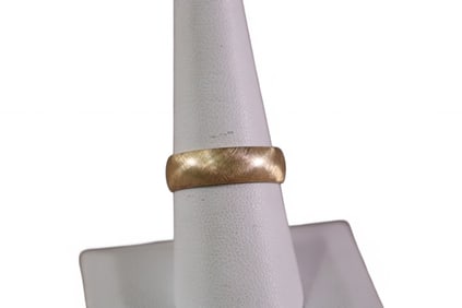 14k GOLD TEXTURED RING