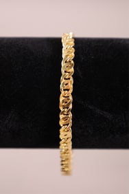 14k GOLD CHAIN BRACELET