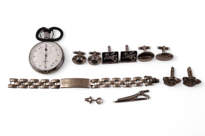GROUPING OF SILVER JEWELRY
