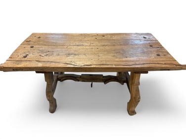 LARGE PRIMITIVE DINING TABLE