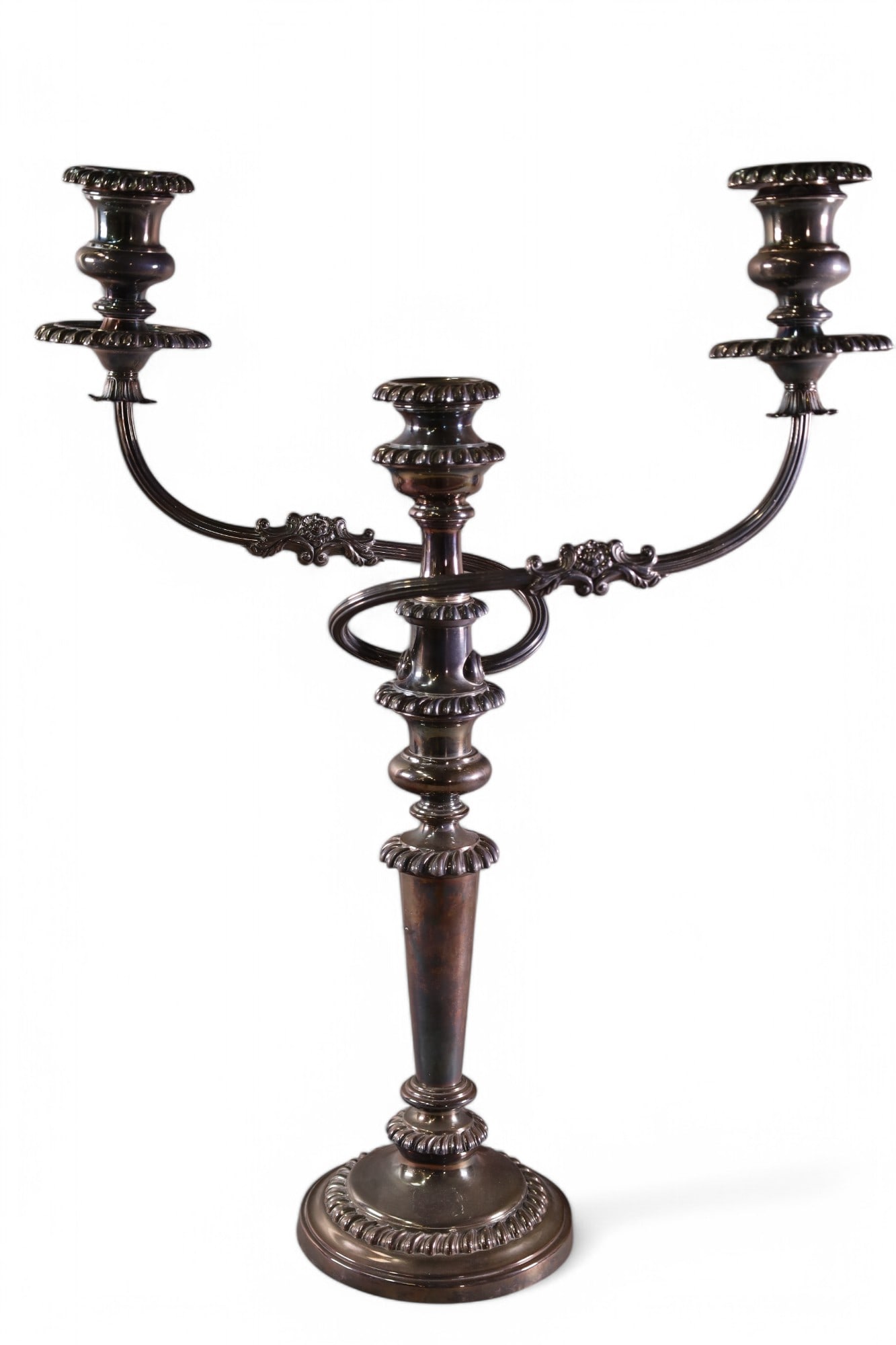 SILVERPLATE CANDELABRA (1 of 2)