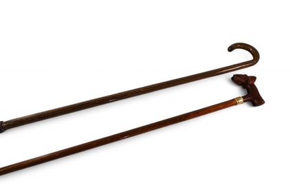 2 WALKING STICKS