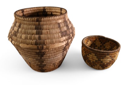 2 NATIVE AMERICAN BASKETS