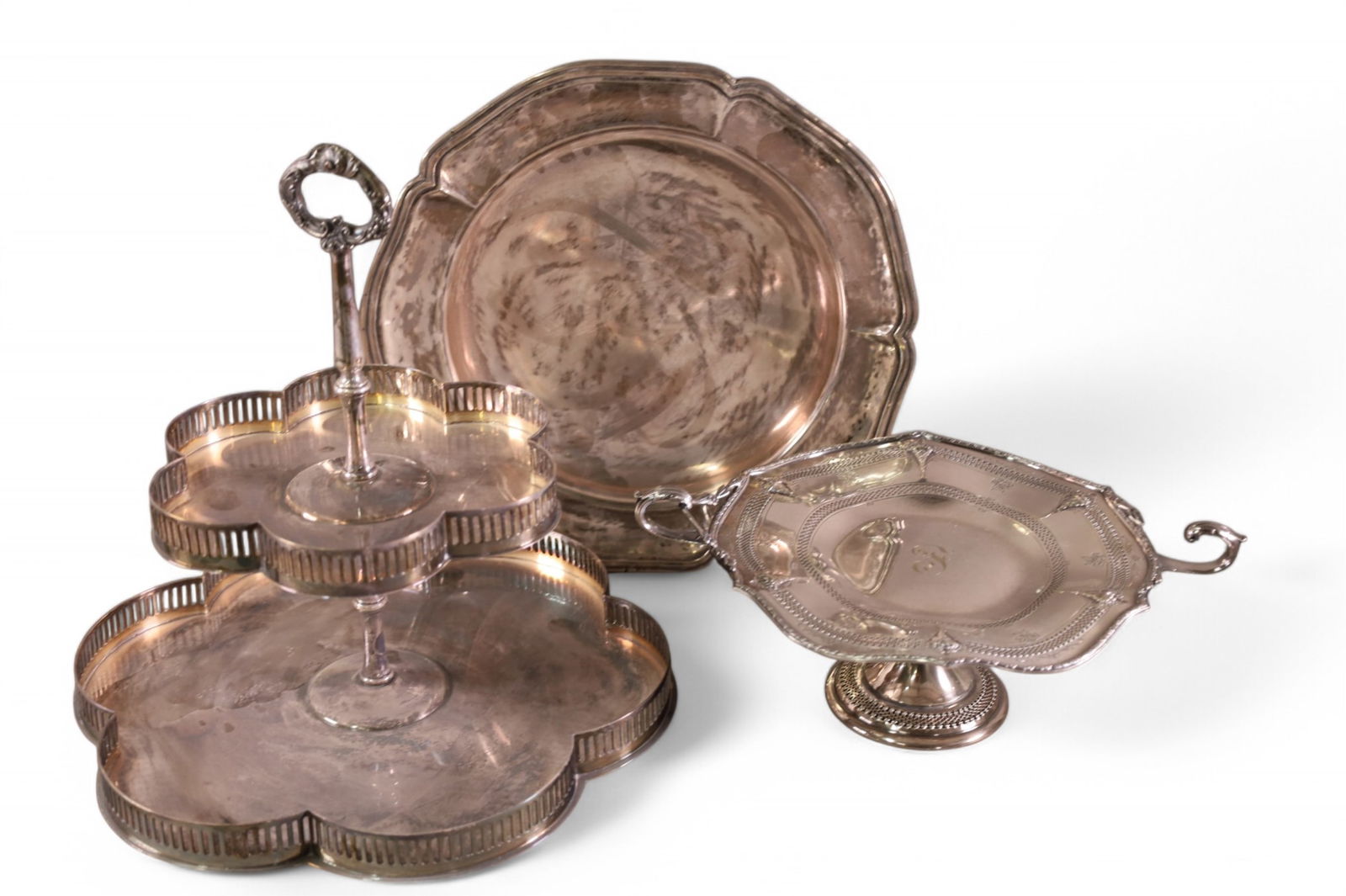 3 PIECES OF SILVERPLATE (1 of 4)