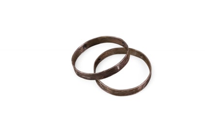 2 STERLING BRACELETS