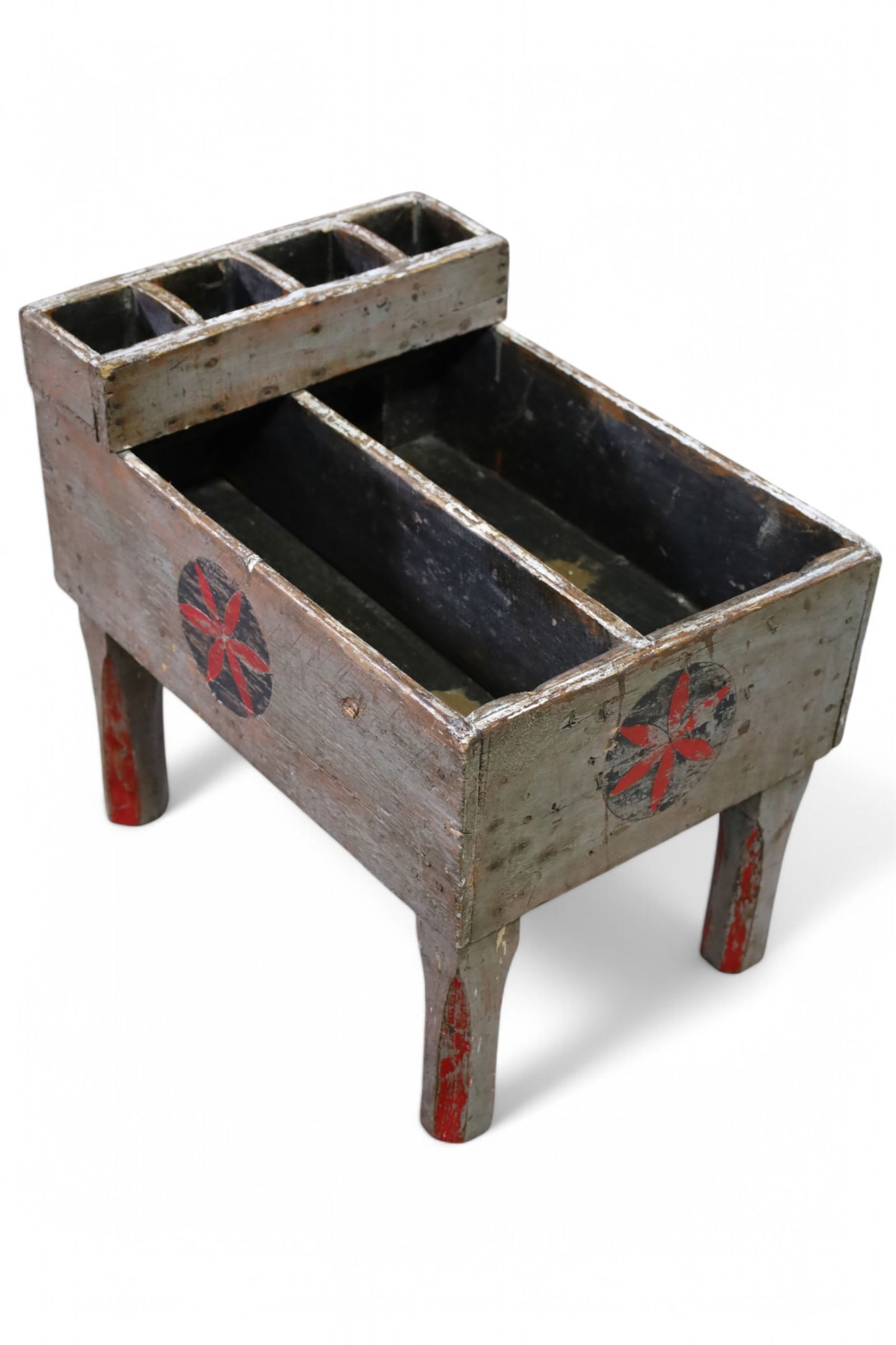 PRIMITIVE SHOE SHINE STAND (1 of 2)