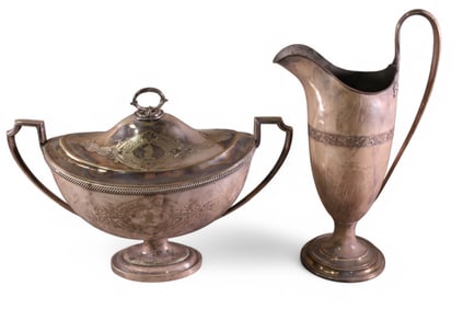 2 PIECES OF SILVERPLATE
