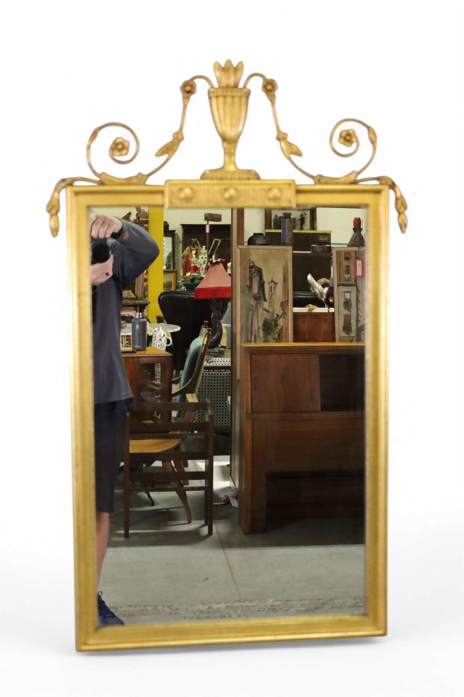GOLD GILT WALL MIRROR (1 of 4)