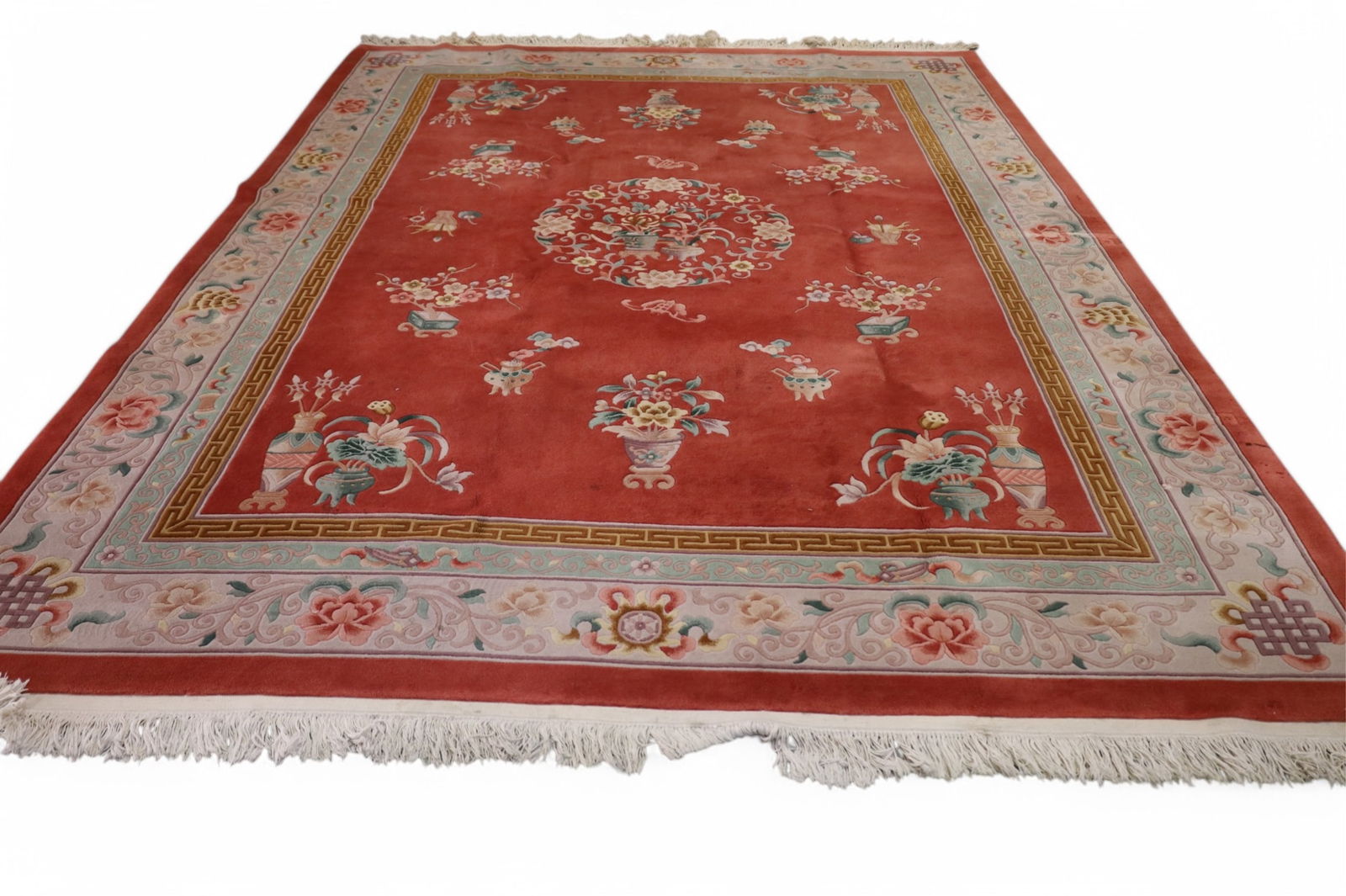 APPROX 9' 1" x 12' 2" CHINESE WOOL RUG (1 of 4)