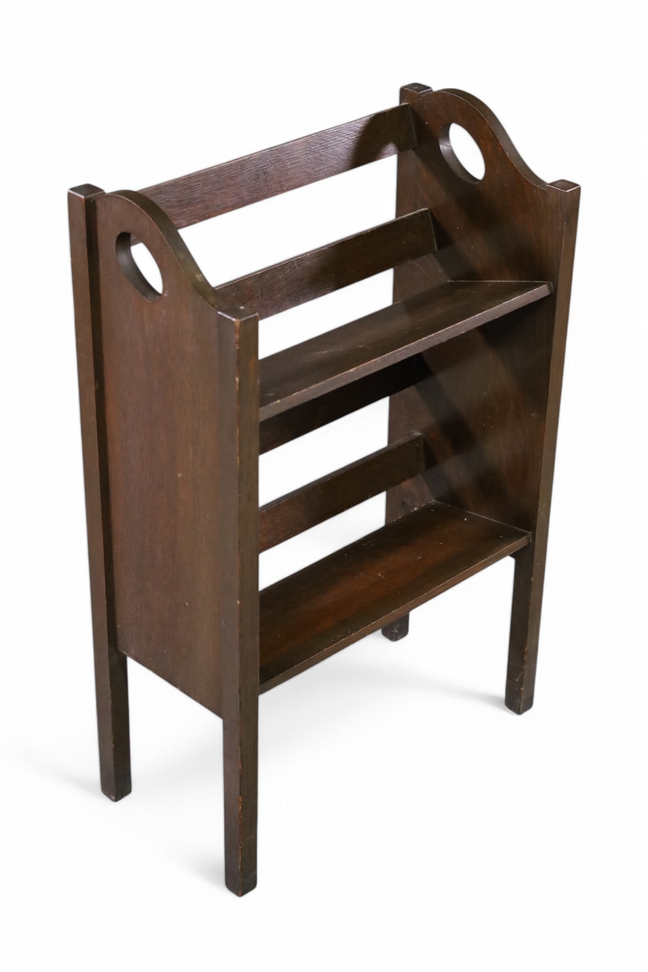 ARTS & CRAFTS OAK  BOOK RACK (1 of 3)