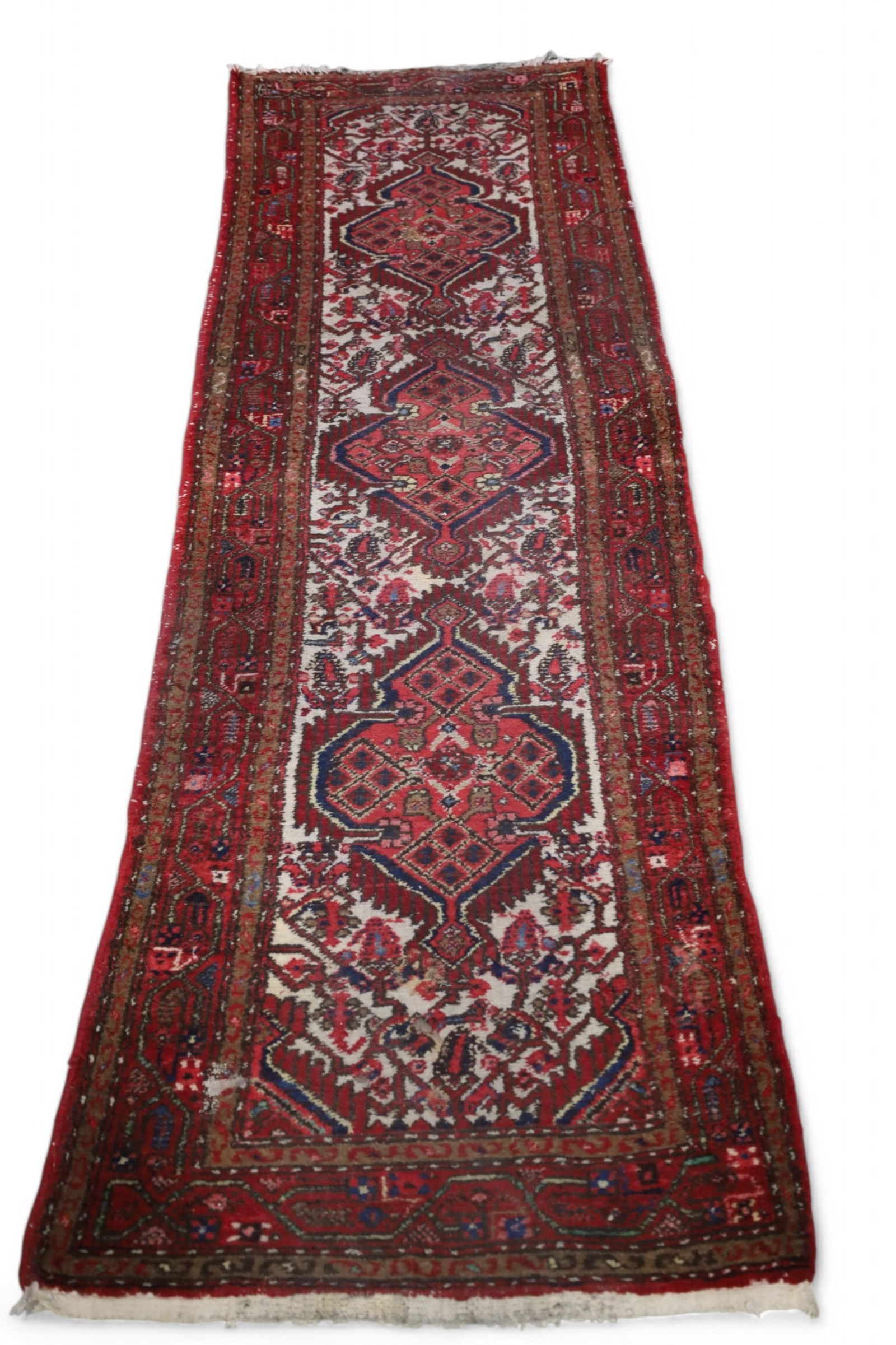 APPROX 8' x 2' 7" HANDMADE WOOL RUG (1 of 5)