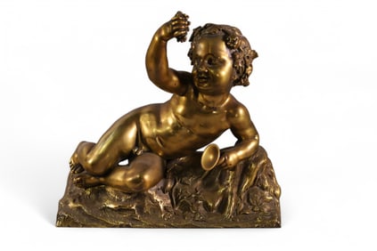 BRONZE PUTTI FIGURE