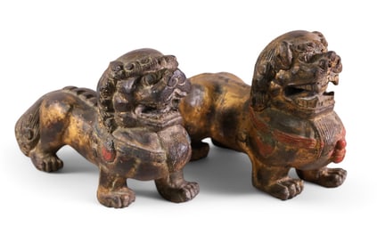 PAIR OF FOO DOGS