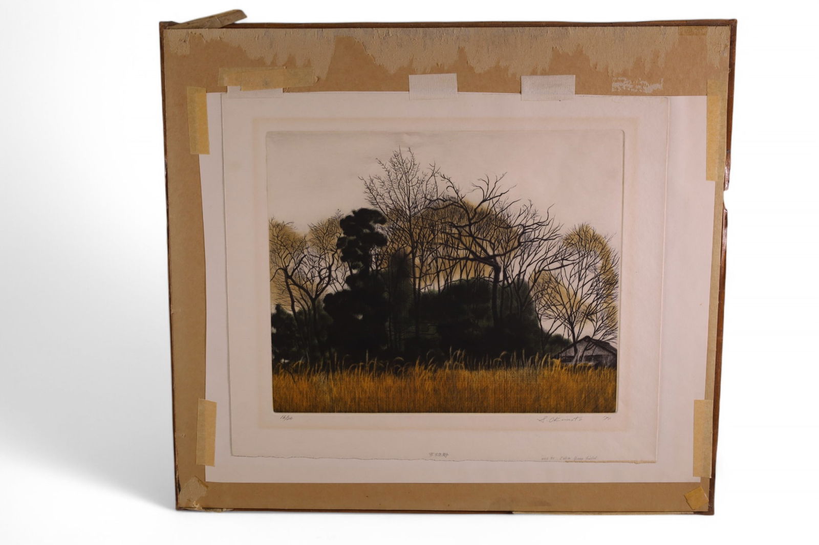 SHOGO OKAMOTO WOODBLOCK PRINT (1 of 4)