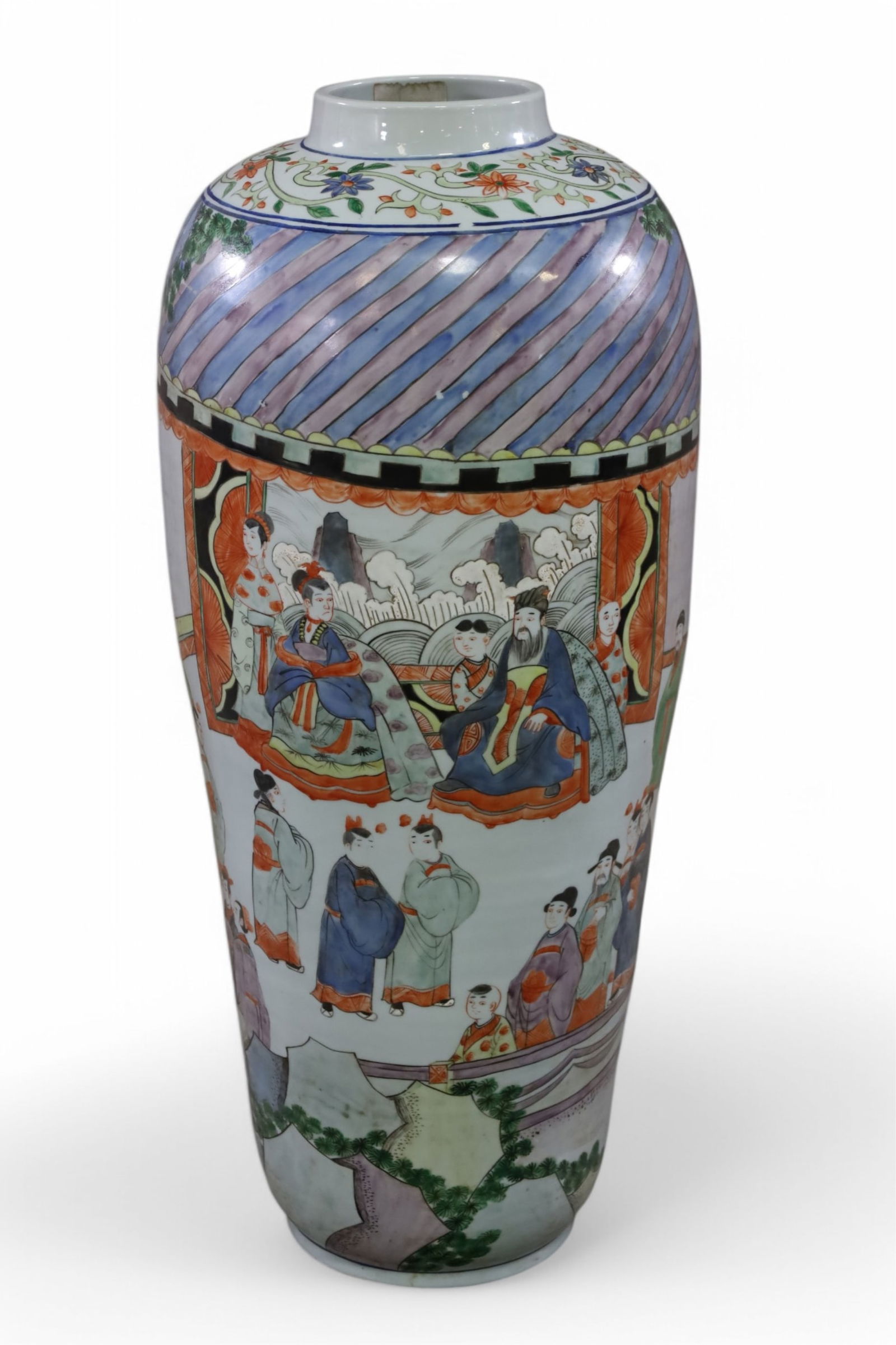 LARGE CHINESE FLOOR VASE (1 of 5)