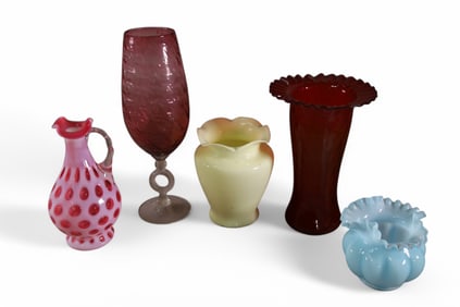 5 PIECES OF GLASS
