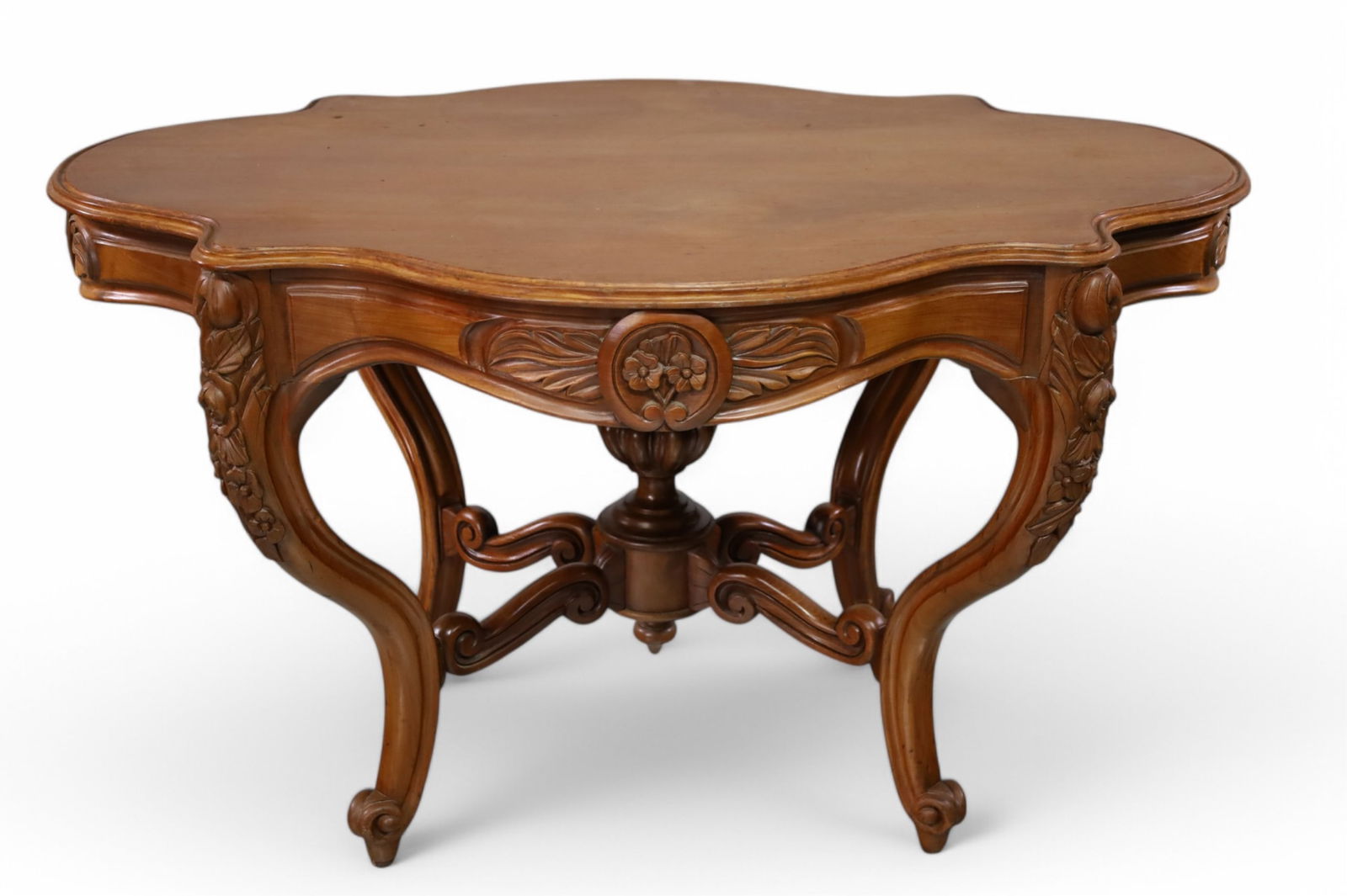 LARGE VICTORIAN CENTER TABLE (1 of 4)