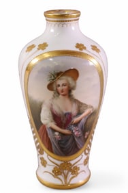 ROYAL VIENNA PORTRAIT VASE