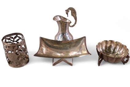 4 PIECES OF MEXICAN STERLING