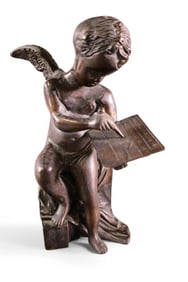 CHERUB BRONZE FIGURE